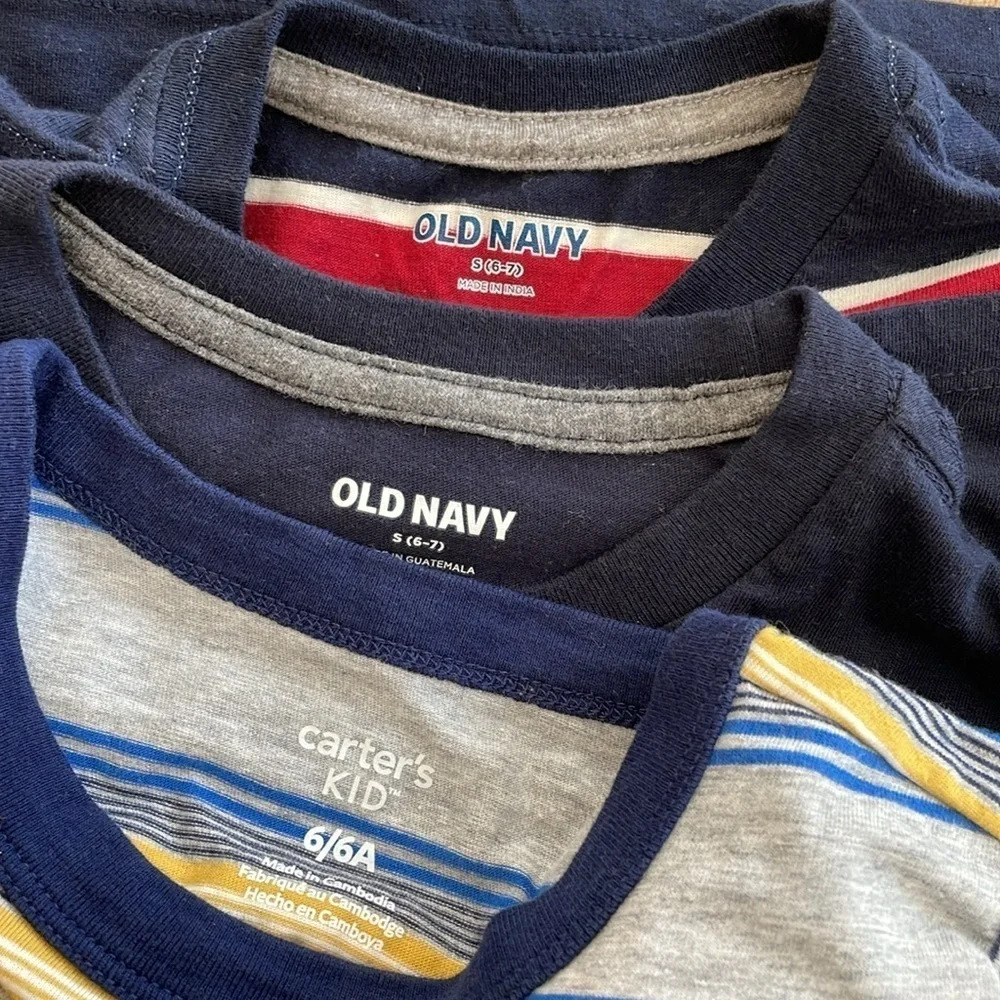 Old Navy boys large tee bundle S(6-7)